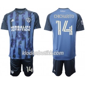 Los Angeles Galaxy Chicharito 14 Barn Bortedraktsett 2020-2021 Kortermet (+ Korte bukser)